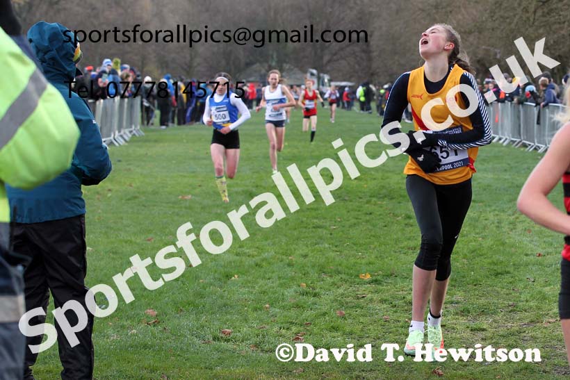 Womens under-17s and under-20s, European Cross Country Championships Trials, Sefton Park, Liverpool. Photo: David T. Hewitson/Sports for All Pics